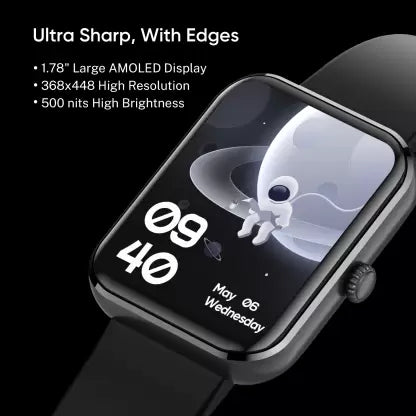 DIZO WATCH D ULTRA 1.78 AMOLED WITH CALLING (Black Strap, Regular) DIZO WATCH D ULTRA 1.78 AMOLED WITH CALLING (Black Strap, Regular)